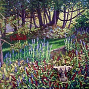 Dial, Artists in the Garden  Oil on Linen 20 x 24.jpg